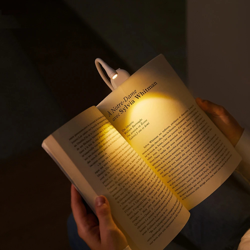 Luminária portátil para leitura